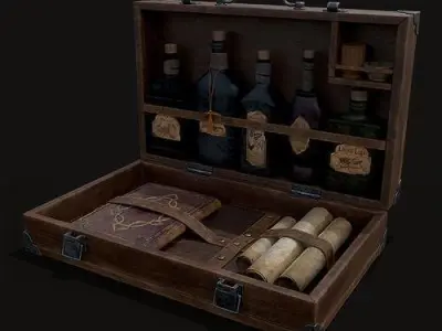 Medieval Prop Mix Sixteen 3D Model Collection