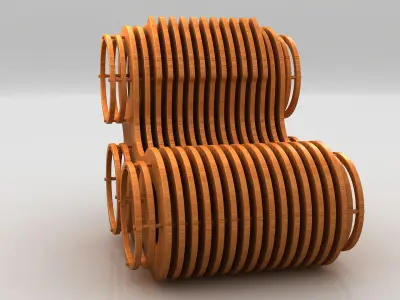 Parametric Chair Models  7 3D model