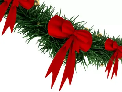 Christmas Wreath 3D model shop