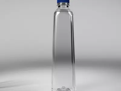 Luxury water bottle design 3D model Low-poly 3D model