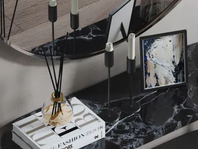 Decorative set in the hallway 3D model