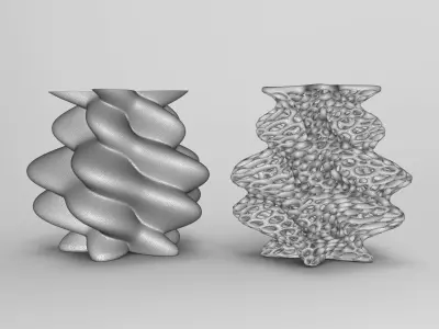 Vase Voronoi 59 3D print model