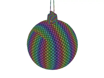 Christmas sphere decor 3D model