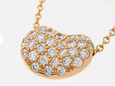 Diamond Bean tiffany design pendant 3D print model