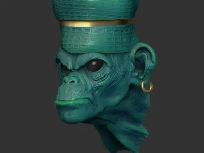 Fantasia Fauna - Banjoko Chimpanzee 3D print model