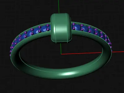 Pomellato Inspired Toghether  Ring  3D Jewelry Model 3D print model