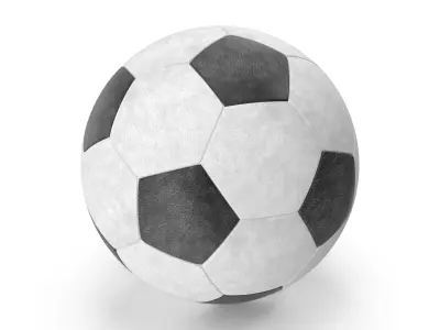 Soccer Ball Low-poly 3D model
