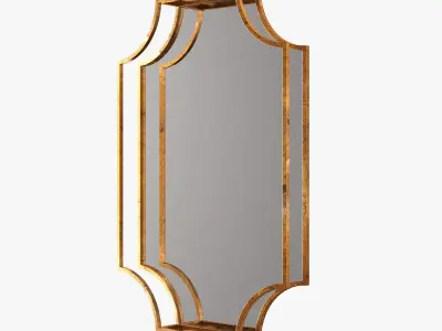 Uttermost lindee gold wall mirror 3D model