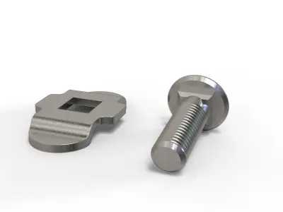 Cargo track  3D model