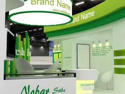 exhibition 3D model 3