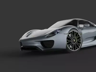 Porsche 918 Spyder 3D model