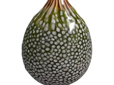 Exotic Gemstone Seed Pod Low-poly 3D model