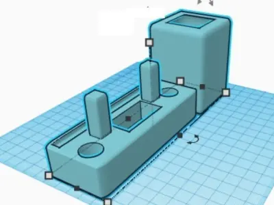 Desk organizer ready to 3D print 3D print model