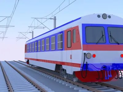 Road and railway bridge II 3D Model Collection