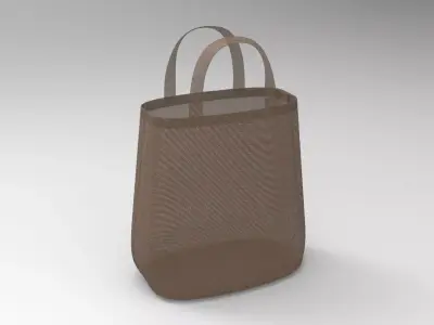 Beach Bag Low-poly 3D model