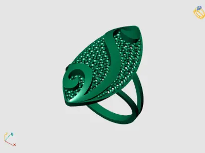 Women Ring STL Womens Ring 3d models 3D print model 3D print model 8