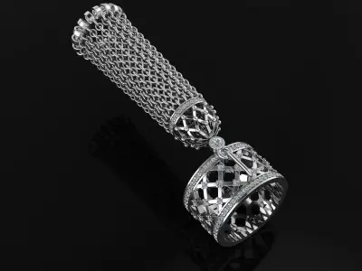 Tassel Ring 3D print model