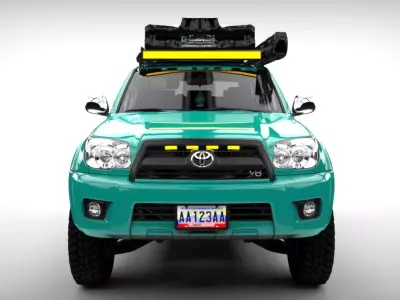 TOYOTA 4RUNNER 2008 4X4 SR5  3D model