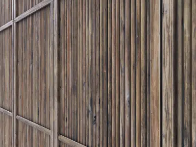 Screen branch straight  decor n2 3D model