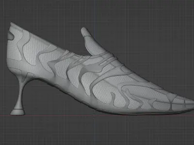 Nike TN Heels Air Max Kitten heels 3D model