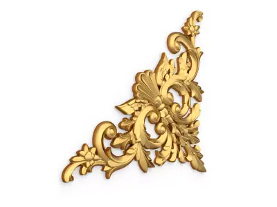 Decorative Classic Corner Element 04 3D print model