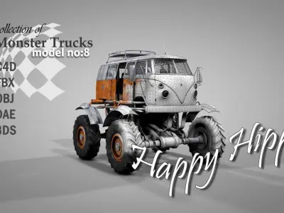 Monster Truck 8 3D model