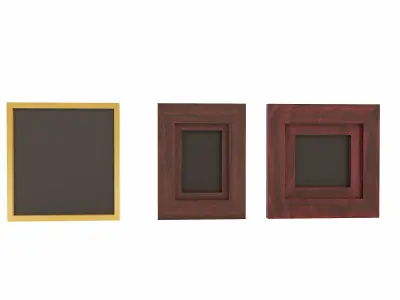 Photo Frames  Low-poly 3D model