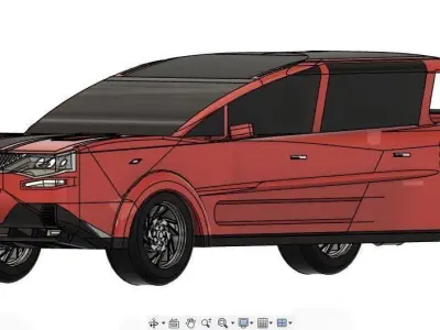 SS Pick Up Vehicle 3D model