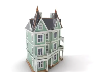 Victorian Mint Manor model pack Low-poly 3D model