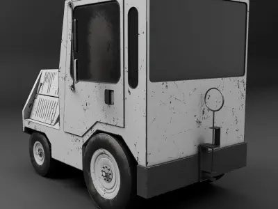 Tiger-TC-40-5 Low-poly 3D model