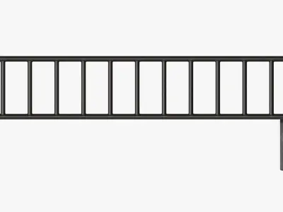 Wall shelf decorative 03 3D model