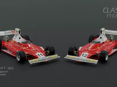 Ferrari 312 T 3D model