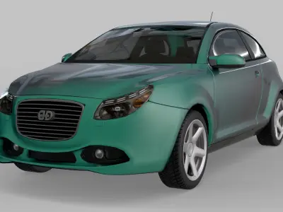 Hot Hatch Car 3D model