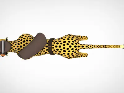 TF2 Scout Cheetah 3D model