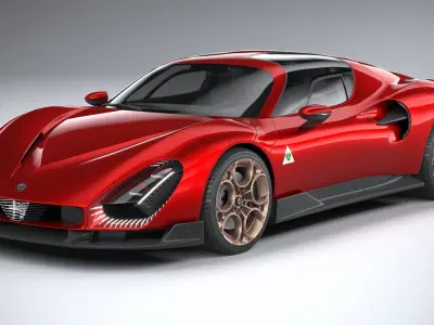 Alfa Romeo 33 Stradale 2024 3D model