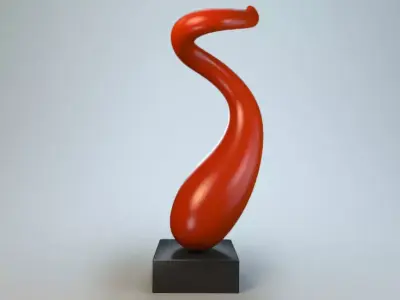Sculpture Curl 3D model