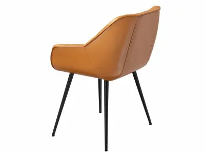 Leather chair loft 3D model
