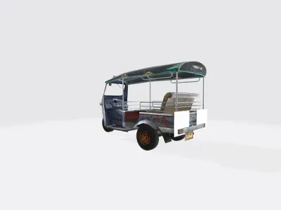 Vehicle Tutu Skin Default Low poly model Low-poly 3D model
