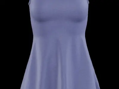 Tennis dress 3D model