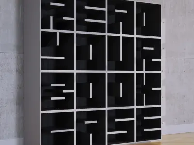 Set of books 3D model