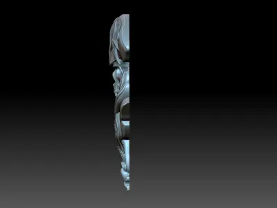 Skull pirate 3D print model