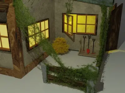 village house Free 3D model