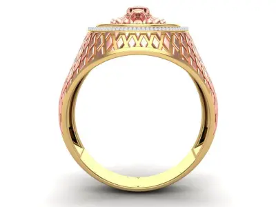 Lion Ring 3D print model