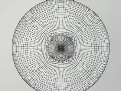 19th Century Laos Bronze Gong 4 3D model