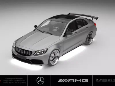 Mercedes-Benz C63 AMG 3D model