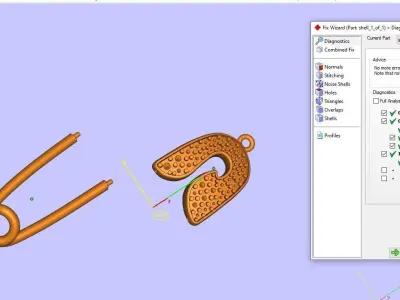 Pin Pendant 3D print model