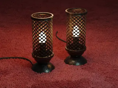 Antique  Old Lamp 3D Model Free 3D model
