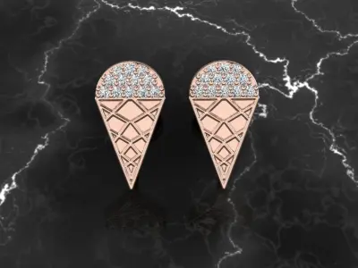 Jewelry Earring 3D print model