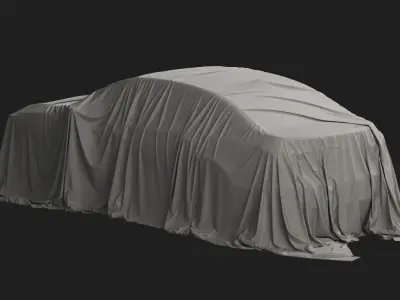 Ordinary Car Cover 01 3D model