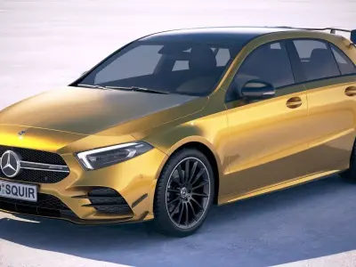 Mercedes A35 AMG 2019 3D model